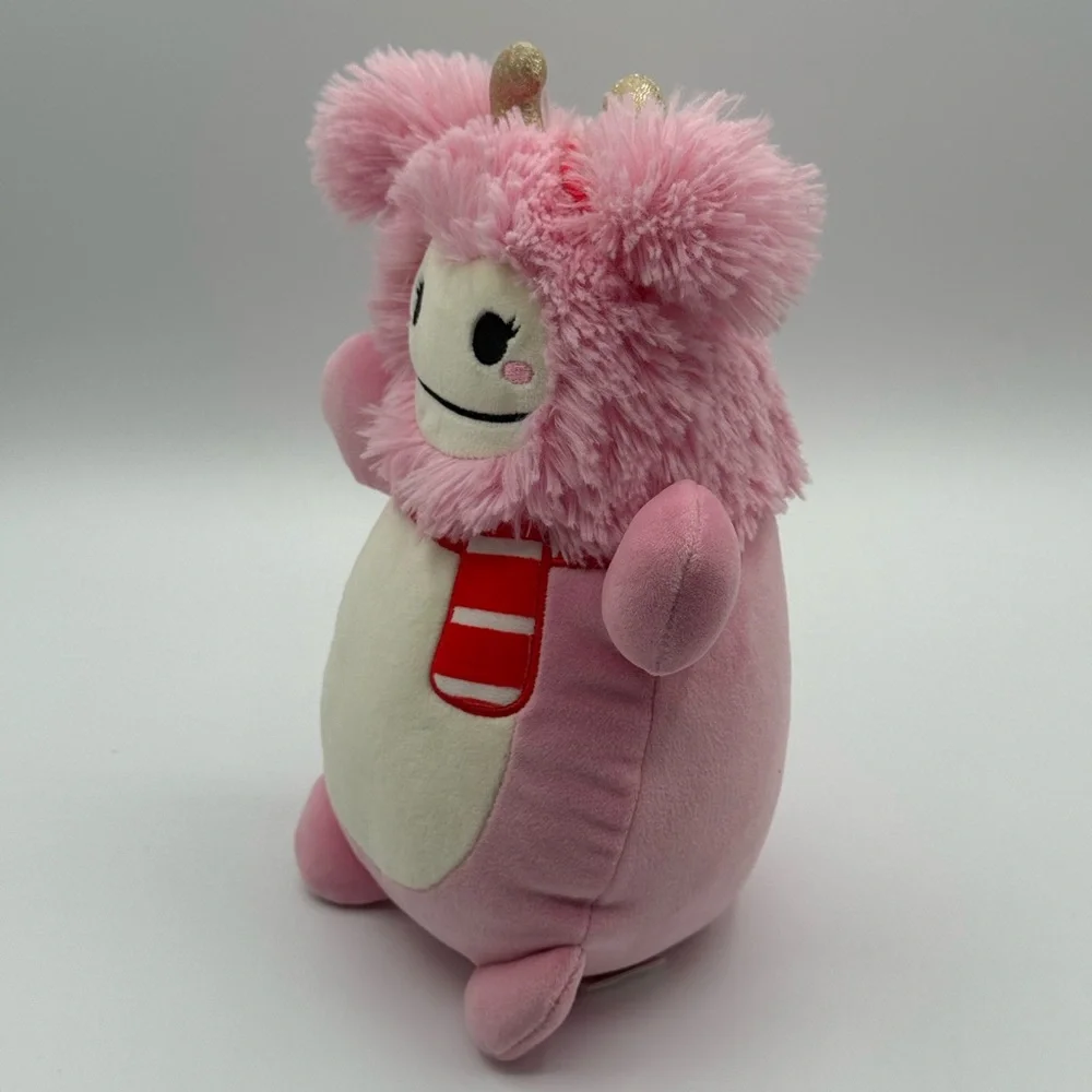 Squishmallows Brina Pink Bigfoot Christmas Hug Mees 10